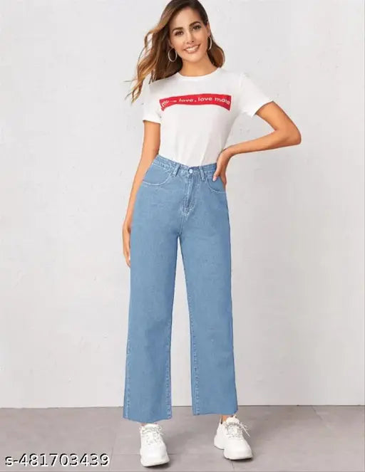 Mezra Classic Blue Comfort Fit Jeans – Women