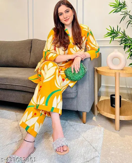 Mezraa Breezy Cotton Co-Ord Set | Loose Fit 2-Piece Summer Essential