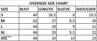 Cotton Printed Oversized T-Shirt for Women
