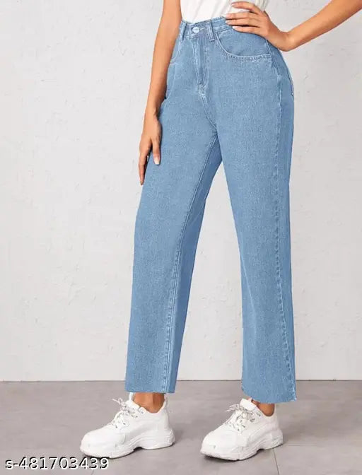 Mezra Classic Blue Comfort Fit Jeans – Women