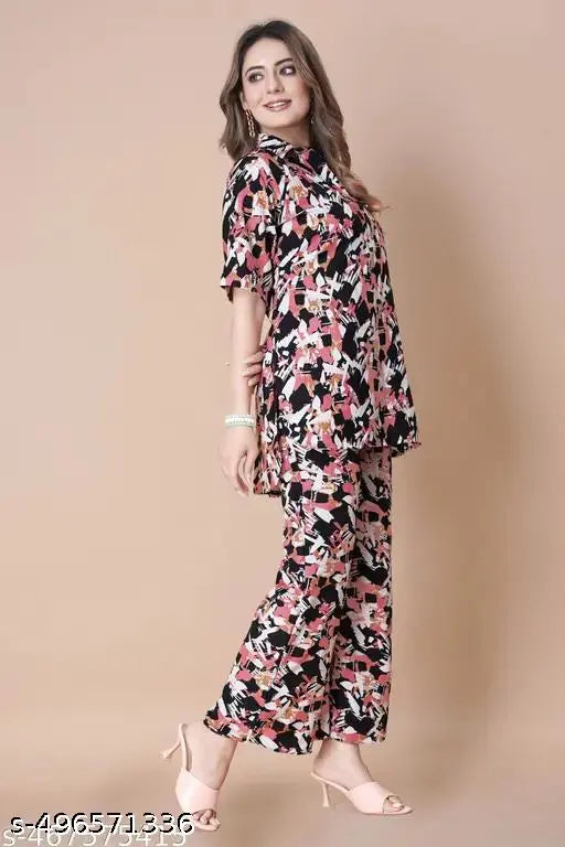 Mezraa Paisley Print Ethnic Co-Ord Set | Long Kurta & Pant