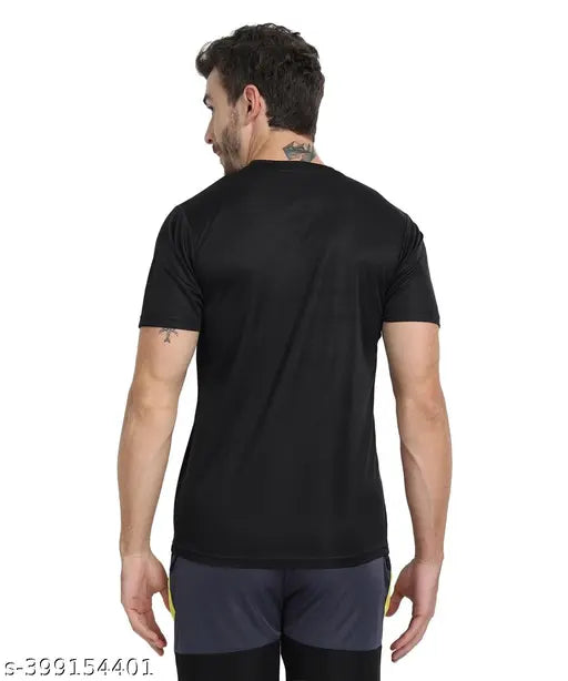 MEZRAA x FTX Men’s Black Active Co-Ord Set | T-Shirt & Track Pant Duo