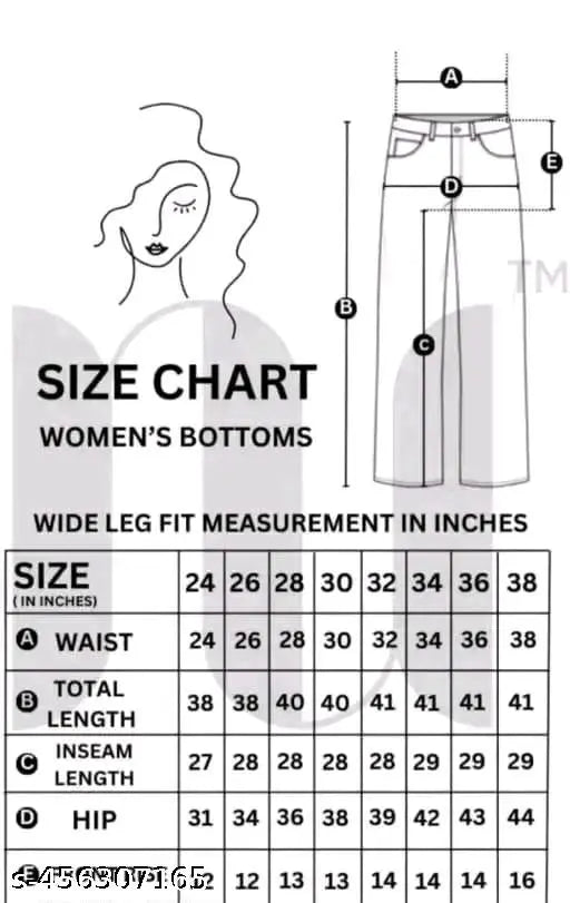 Mezra Faded Wide-Leg Jeans – Women & Girls