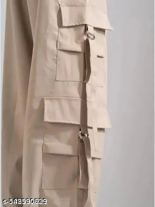 Mezraa UrbanFlex™ 6-Pocket NS Cargo Pants – Solid Poly Blend