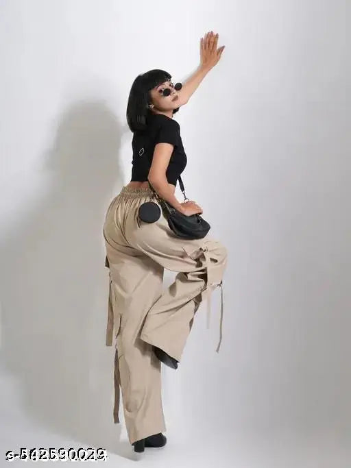 Mezraa UrbanFlex™ 6-Pocket NS Cargo Pants – Solid Poly Blend