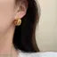 TwistGlow C-Shaped Studs – Dual Tone