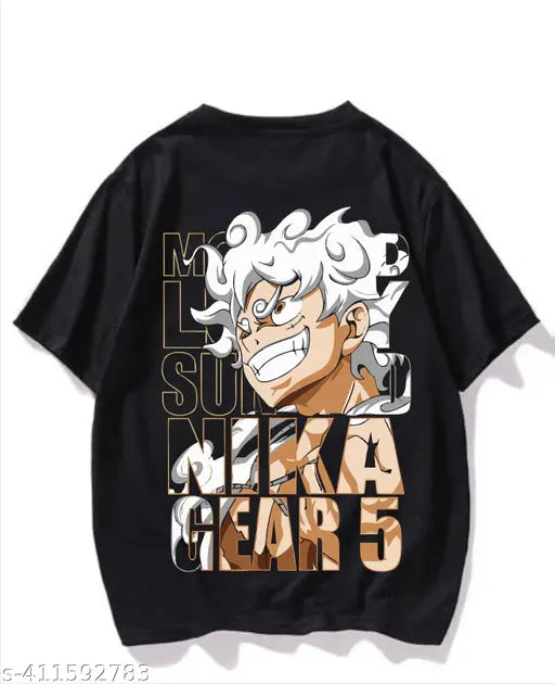 Being Besharam Men’s Oversized Anime T-Shirt – Itachi Print | Black Cotton