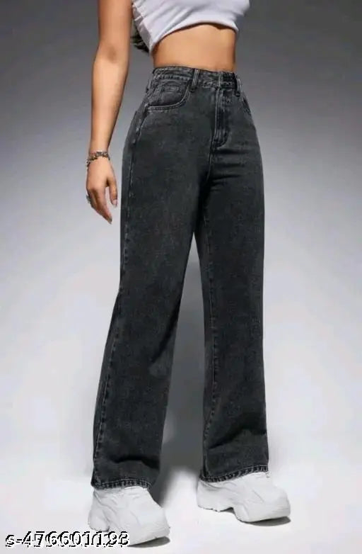 Mezra Classic Straight Fit Denim Jeans – Women