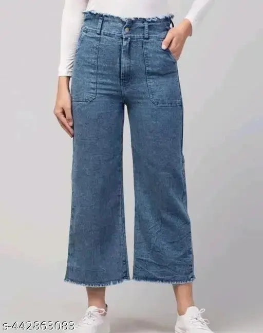 Mezra Bell Bottom Baggy Jeans – Women