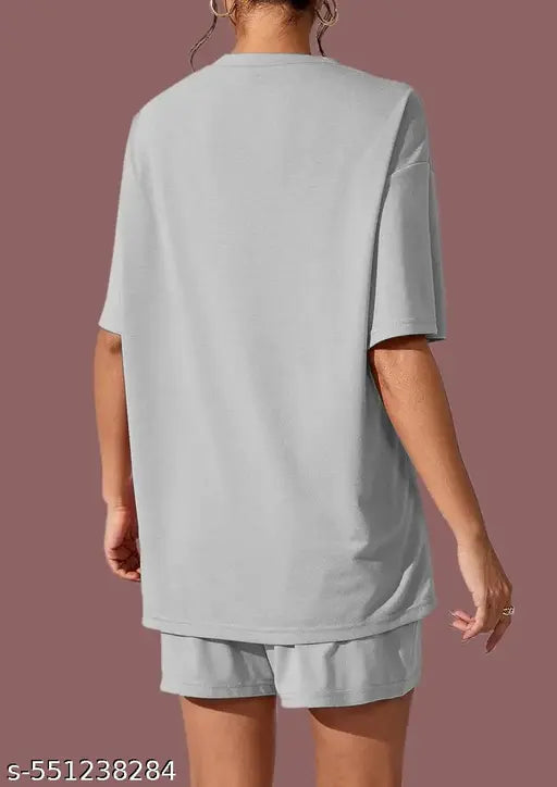 MEZRAA x GNS California Co-Ord Set for Men | Cotton Blend T-Shirt & Shorts Combo