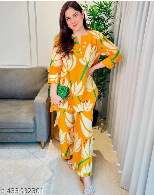 Mezraa Breezy Cotton Co-Ord Set | Loose Fit 2-Piece Summer Essential