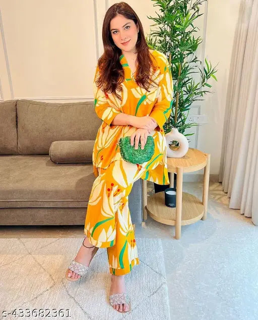 Mezraa Breezy Cotton Co-Ord Set | Loose Fit 2-Piece Summer Essential