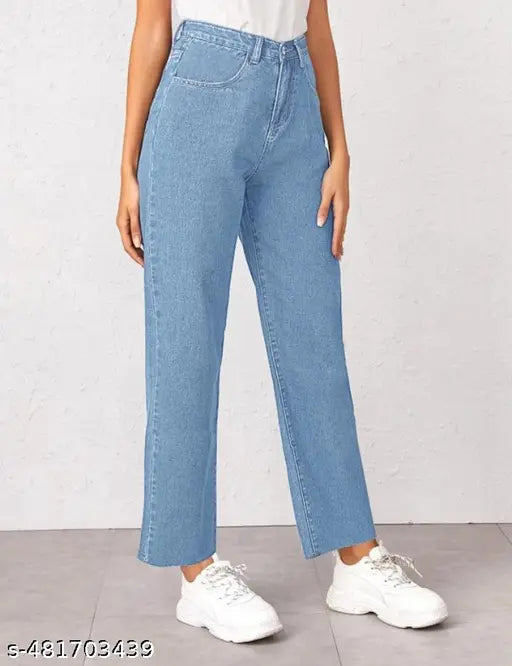Mezra Classic Blue Comfort Fit Jeans – Women
