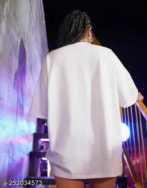 Veroconic by Veronica – Oversized Back Printed T-Shirt for Women & Girls