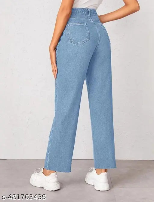 Mezra Classic Blue Comfort Fit Jeans – Women