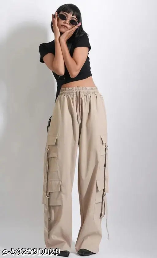 Mezraa UrbanFlex™ 6-Pocket NS Cargo Pants – Solid Poly Blend