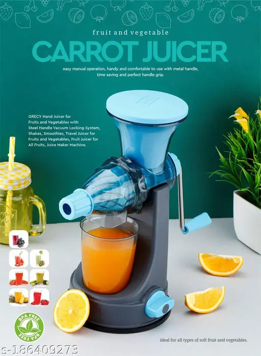 MEZRAA™ Grecy 2-in-1 Juicer & Cutter | Compact Fruit, Veg & Dry Fruit Chopper