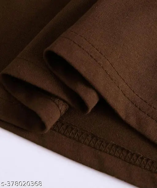 Brown Oversized T-Shirt for Women & Girls