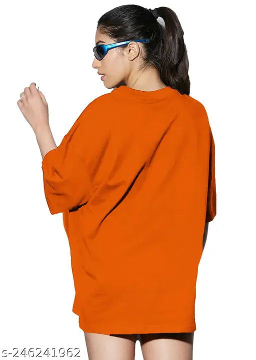 LEOTUDE Trendy Feminine Printed Oversized T-Shirt for Women – Plus Sizes Available
