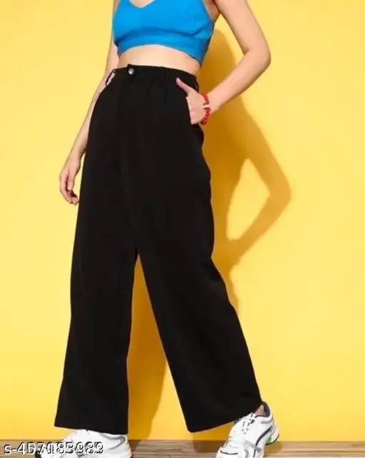 Mezra Black Straight Fit Jeans – Women & Girls