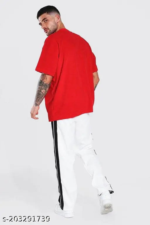 MEZRAA Men's Oversized Graphic T-Shirt – Cotton Blend | LEOTUDE Style