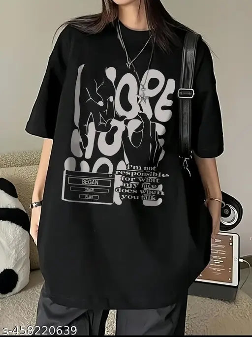 Oversized Printed T-Shirt – Loose Fit Comfort for Everyday Style